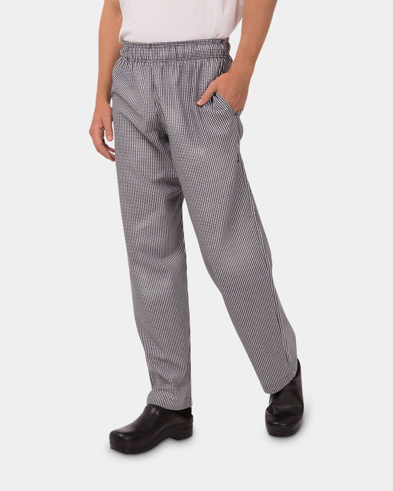 Mens Traditional 100% Cotton Baggy Chef Pant 