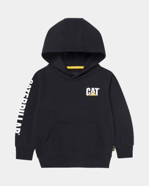 CAT Kids Trademark Banner Hoodie - Black