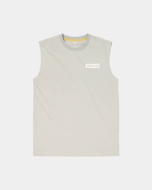CAT Icon Block Muscle Tee - Paloma