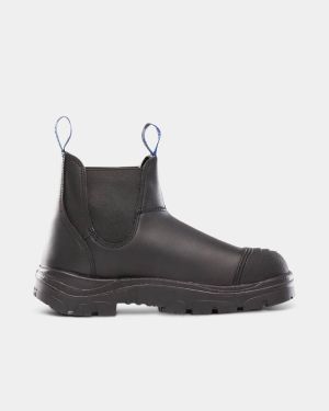Steel Blue Hobart Scuff Cap Safety Boot - Black