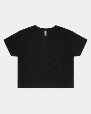 AS Colour 4062 Women's Crop Tee - Black
