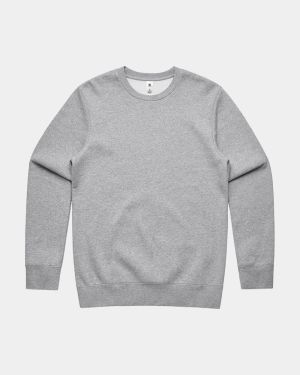 AS Colour Stencil Crew - Grey Marle