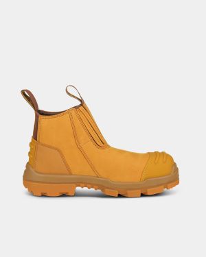Oliver Elastic Sided Safety Boot - Wheat