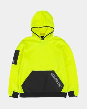 CAT Impact Hooded Sweatshirt - Hi-Vis Yellow