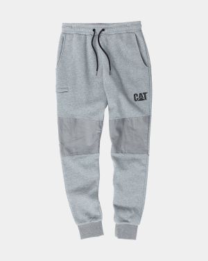 CAT Fleece Track Pant - Heather Grey