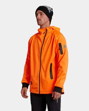 Anthem Hi Vis Tech Stretch Softshell Jacket - Orange