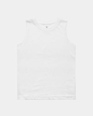 AS Colour 3010 Youth Barnard Tank - White