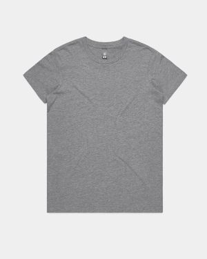 AS Colour 4001 Women's Maple Tee - Grey Marle