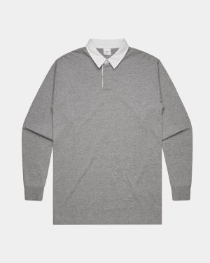 AS Colour 5410 Rugby Jersey - Grey Marle