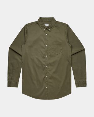 AS Colour 5414 Men’s Denim Wash Shirt - Army