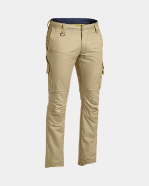 Bisley X Airflow™ Ripstop Engineered Cargo Work Pant - Khaki