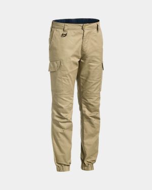Bisley Ripstop Stove Pipe Engineered Cargo Pant - Khaki