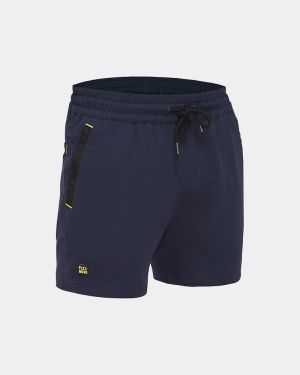 Bisley Flx & Move™ 4-Way Stretch Elastic Waist Short - Navy