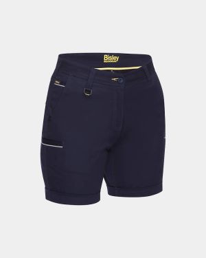 Bisley Women's Mid Rise Stretch Short - Navy