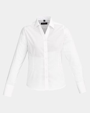 Boulevard Women's Hudson Long Sleeve Shirt - White