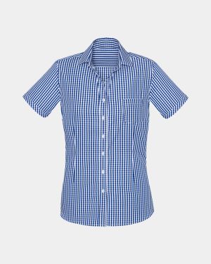 Boulevard Women's Springfield Short Sleeve Shirt - French Blue
