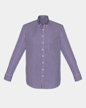 Boulevard Springfield Long Sleeve Shirt - Purple Reign