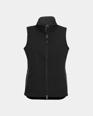 Biz Collection Women's Geneva Vest - Black/Graphite