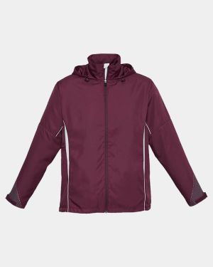 Biz Collection Razor Team Jacket - Maroon/White