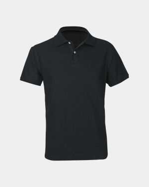 Biz Collection Neon Polo - Black