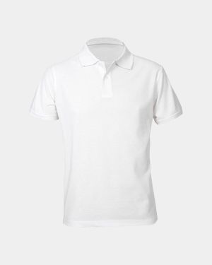 Biz Collection Neon Polo - White