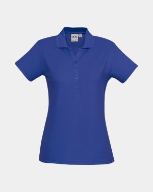 Biz Collection Women's Crew Polo - Royal