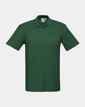 Biz Collection Crew Polo - Forest Green