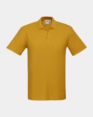 Biz Collection Crew Polo - Gold
