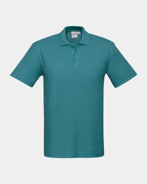 Biz Collection Crew Polo - Teal