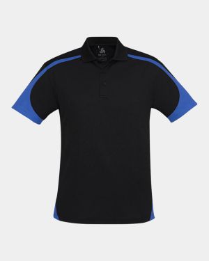 Biz Collection Talon Polo - Black/Royal