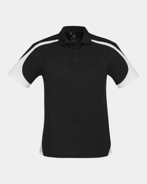 Biz Collection Talon Polo - Black/White