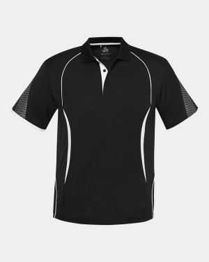 Biz Collection Kids Razor Polo - Black/White