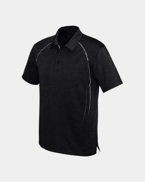 Biz Collection Cyber Polo - Black/Silver