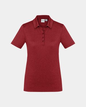 Biz Collection Women’s Aero Polo - Red