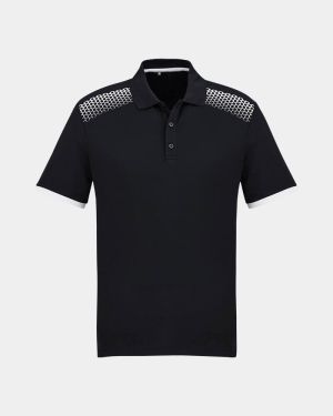 Biz Collection Galaxy Polo - Black/White