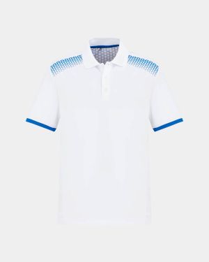 Biz Collection Galaxy Polo - White/Royal
