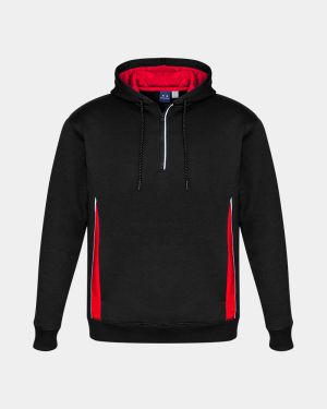 Biz Collection Renegade Hoodie - Black/Red/Silver