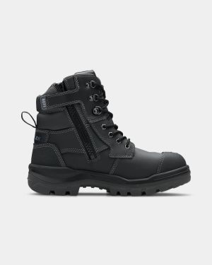 Blundstone RotoFlex 8071 High Zip Sided Safety Boot - Black
