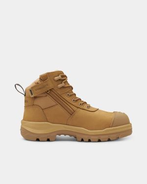 Blundstone RotoFlex 8550 Mid Zip Sided Safety Boot - Wheat