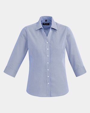 Boulevard Women's Hudson 3/4 Sleeve Shirt - Patriot Blue