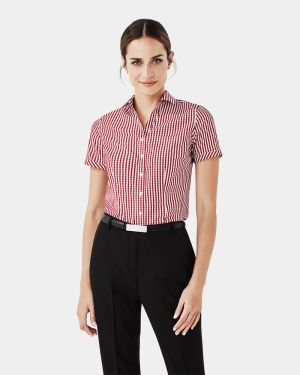 Boulevard Women's Springfield Short Sleeve Shirt - Cardinal Red