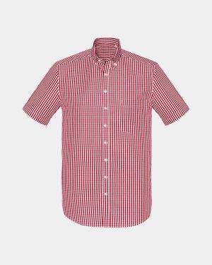 Boulevard Springfield Short Sleeve Shirt - Cardinal Red