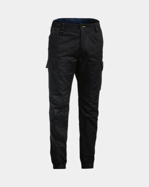 Bisley Ripstop Stove Pipe Engineered Cargo Pant - Black