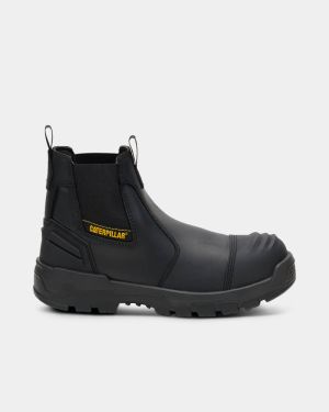 CAT Striver XL Elastic Side Safety Boot - Black