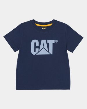 CAT Kids Trademark Tee - Detroit Blue