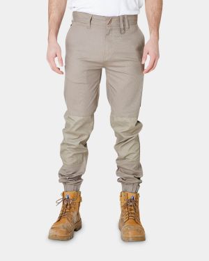 Elwood Cuffed Pant - Stone
