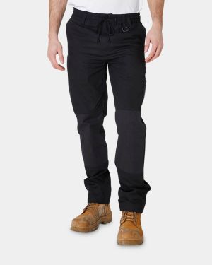Elwood Elastic Waist Pant - Black
