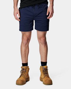 Elwood Elastic Waist Light Short - Navy