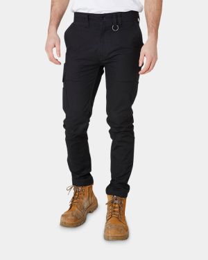 Elwood Slim Pant - Black
