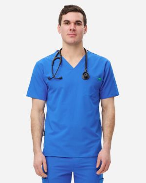 Epoch Basic Scrub Top - Royal Blue